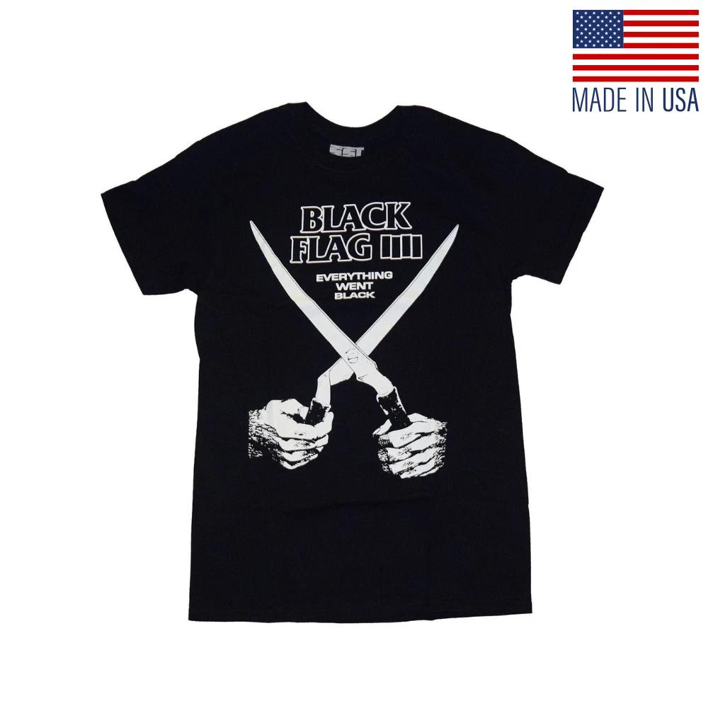 Black Flag Wszystko Stało się Czarne Nowa Męska Koszulka W Pełni Licencjonowana Reedycja S-5XL
