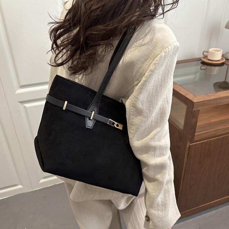 Yogodlns Leopard Print Large Capacity Tote Bag with Brown Faux Leather Trim Gold Lock Shoulder Purse for Daily Use Underarm Handbags