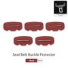 Car Sticker 2025 Hot Silicone Car Seat Belt Buckle Cover For BMW G30 G20 F30 F10 G01 X1 X2 X3 X4 X5 X6 X7 Anti-Scratch Auto Safe