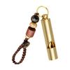 Survival Whistle Vintage Brass Coaching Whistle Auspicious Car Keychains Pendant Referee Training Whistles Outdoor Survival Tool