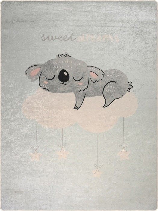 Tapis Sweat Dreams Bleu, Dimension: 80x150