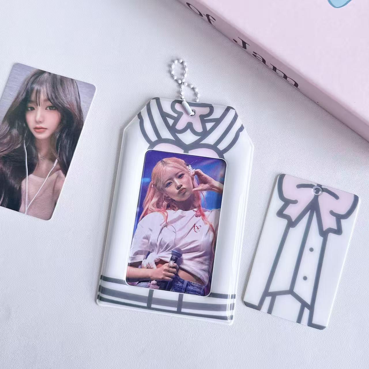 3-Inch Student PVC Card Holder - Creative Campus ID & Meal Card Display Pendant