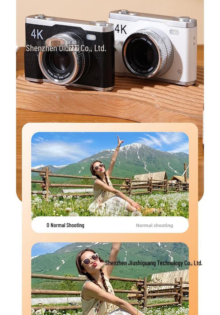 6400W HD Retro Digital Camera - Student-Friendly, Portable, Selfie & Travel Companion