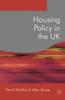 The Housing Policy In the UK Book