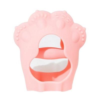 Fergie Wrist Open Glove Type Cat Teether, Teether + Case, Pastel Pink, 1 Piece, Korean Baby Products