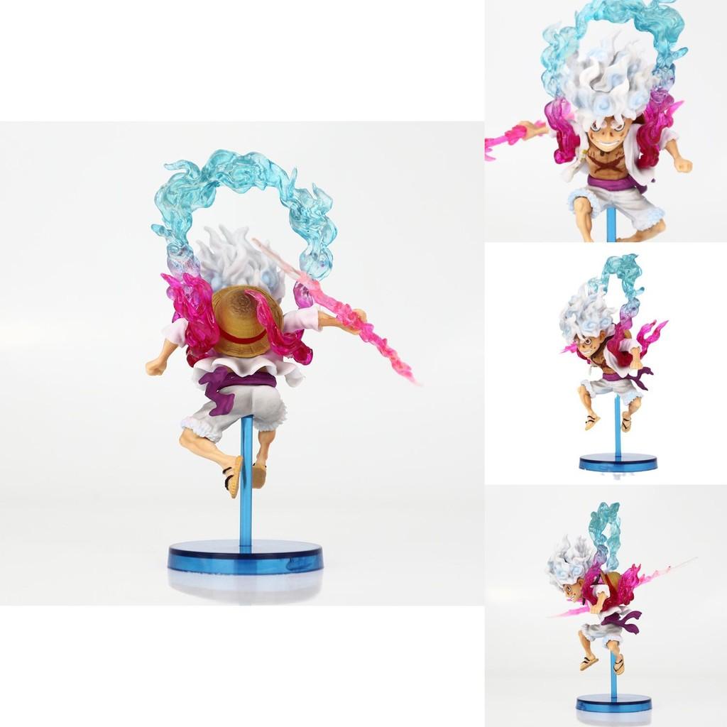 Vibrant Luffy Anime Statue In Sitting Pose Perfect For Serious Collectors And Fans