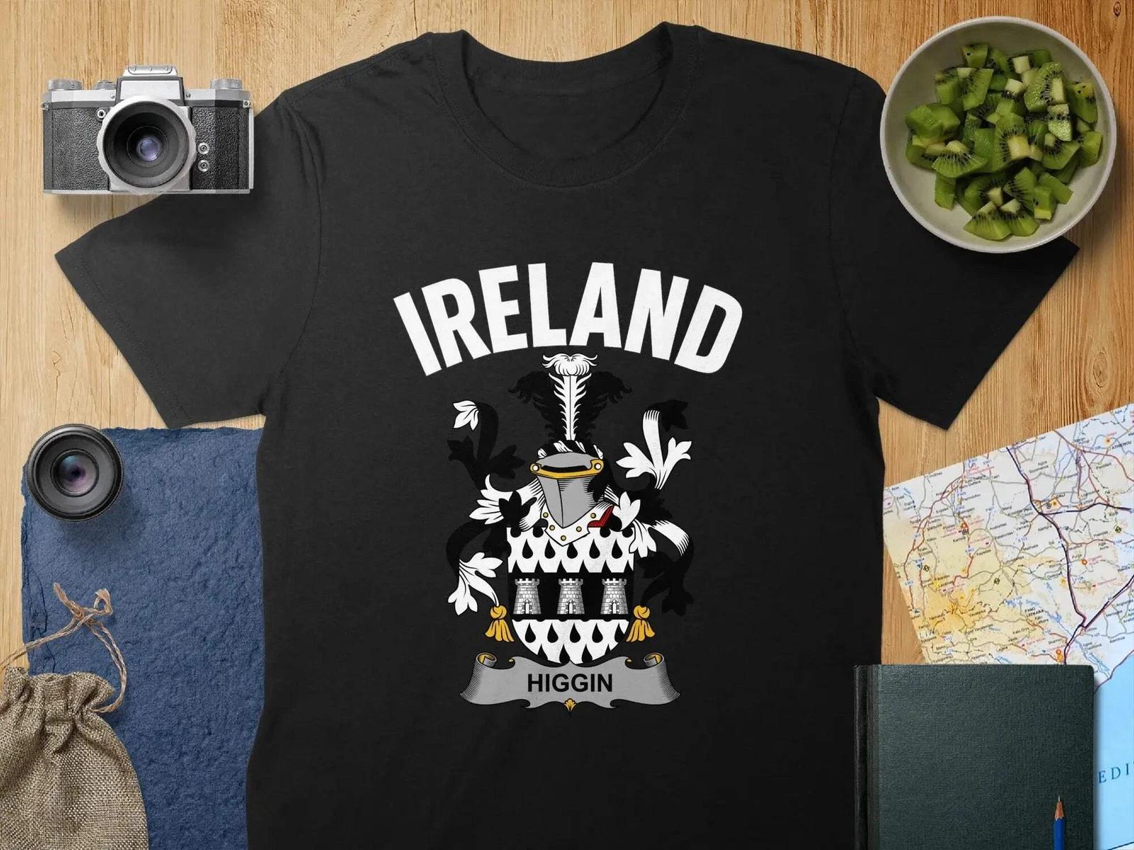 Higgin Coat Of Arms Irish T-Shirt S