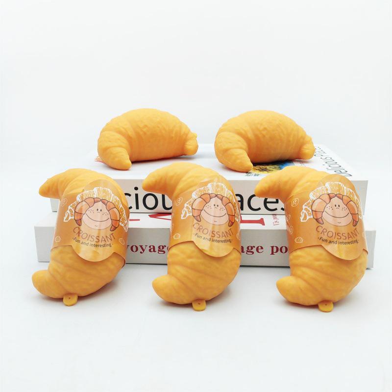 Croissant Decompression Squeeze Toy - Novelty Stress Relief