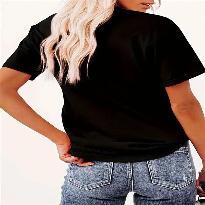 Spot Women's Summer T-Shirt Printed Fashion Casual Cute Short Sleeve Women's Eye Printed Short Sleeve T-Shirt