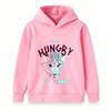 Kids Boys Girls Pullover Hoodie Cool Leopard Lightning Print Stay Hungry Long Sleeve Casual Sweatshirt for Children