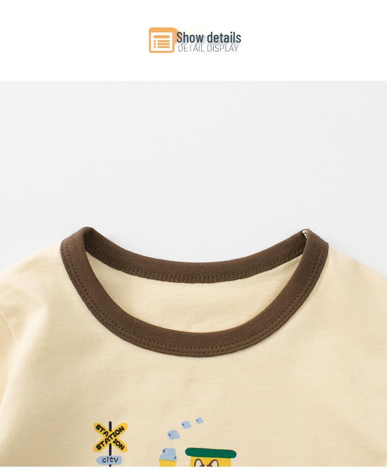 27kids Autumn Baby & Kids Cartoon Long Sleeve T-shirt - New Arrival