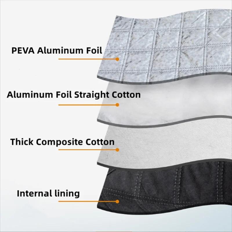 Car Windshield Snow Anti-UV Shield for Winter 1Pc Car Cover Front Window Anti Ice Frost Outdoor Protection Car Cover