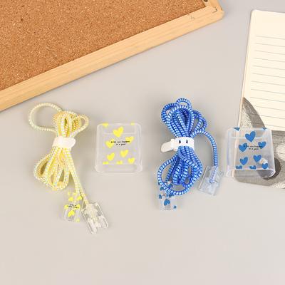 Osłona kabla USB Ładowarka USA Osłona ochronna Love Heart Style Ochronna linia danych Spiralna osłona ochronna ładowarki Winder