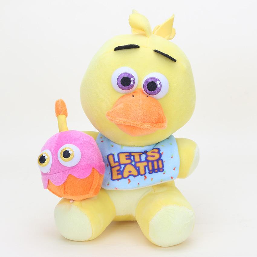 25CM Freddy Plush Foxy Chica Bonnie Springtrap Golden Freddy Fazbear Plush Soft Stuffed Dolls Kids Toy