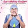 [JOINPAYA] 2-Piece Set Funny Adult Baby Clothes Cosplay Bib Pacifier Hat Cosplay Accessories Newborn Costume Photo Shoot Props Party