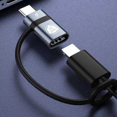 60W Power Delivery Fast Charging Type C Converter Adapter With Intelligent Chip Suitable For Phone Tablet Laptop Devices