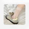Women's Summer Solid Color Lace Ballet Style Boneless Tube Pile Socks