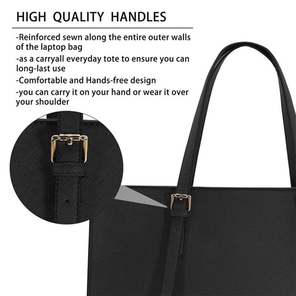 Professional Laptop Tote Bag Large Capacity Women Shoulder Bag Large Capacity Bag  for Office Work