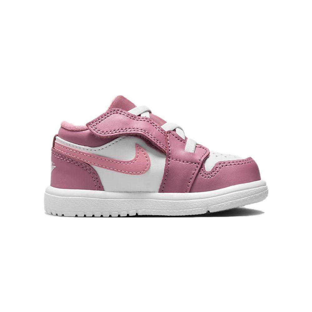 Jordan Air Jordan 1 Low Alt TD Cushioning, Wear Resistant Low top Toddler Shoes Pink White Infant And Toddler CI3436-616