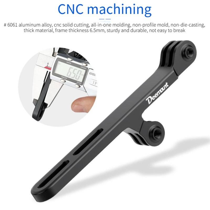 Bicycle stem extension bracket compatible with GOPRO dual-head lifting bracket,suitable for Garmin,Bryton,and Wahoo code tables