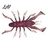 PVC Fishing Baits 8Pcs 6cm/2.8g Bionic Insect Soft Bait Slow Sinking Floating Artificial Lure Lures Swim Bait for Freshwater Saltwater Trout Crappie
