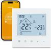 Connected Room Thermostat - AIMOONSA - WiFi Thermostat - Electric Underfloor Heating - 16A - Programmable