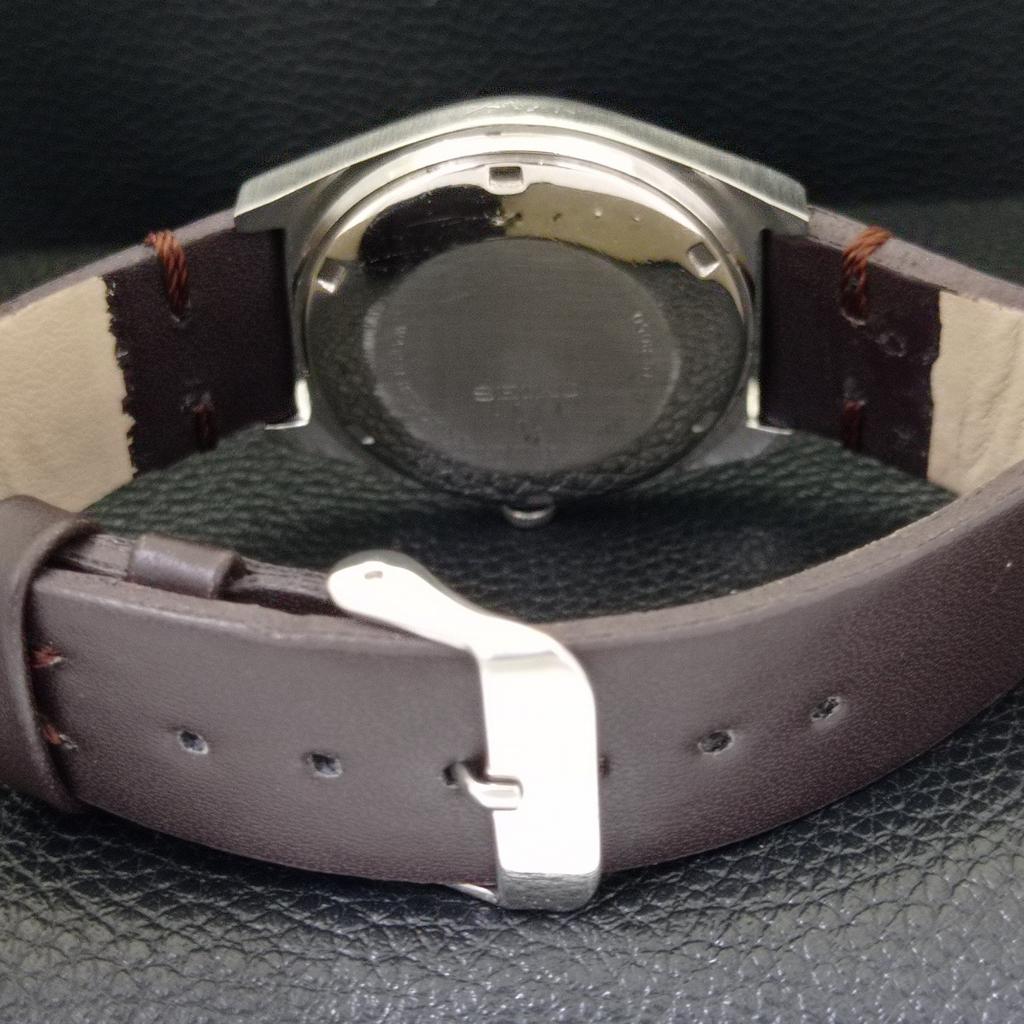 Seiko 5 AUTOMATIC JAPAN MENS 6309A VINTAGE RED COLOR DIAL WATCH A701246-5 R206a-a701246