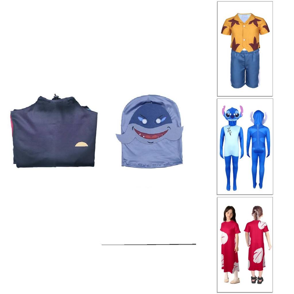 Cómodo y Elegante Disfraz de Cosplay de Bebé Interestelar para Niños con Estampados de Dibujos Animados en Diseño Stitch