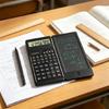 Writing Pad Scientific Calculator 2 In 1 Tool 65mm Display Screen Solar or Battery Power For Work Study