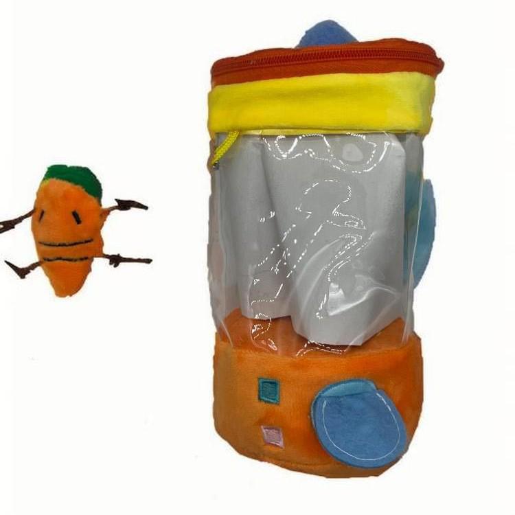 Tanaka Influencer Juicer Toy: Pull String Rotating Plush Doll