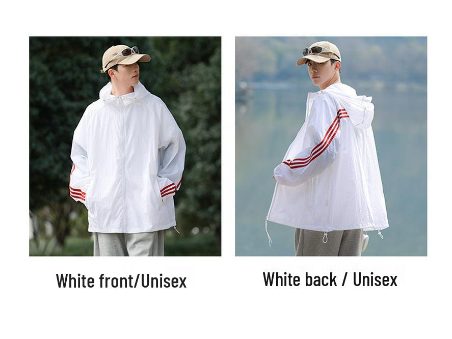 WASSUP Men's UPF50+ Ice Silk Sun Protection Jacket - Summer Cooling UV Shield Shirt