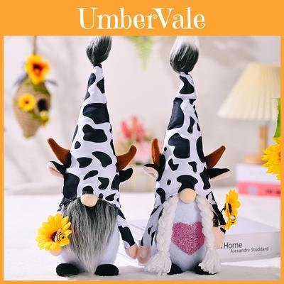 Adorable 2022 New Style Sunflower Cow Doll Decoration For Home With Bee Theme