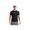 New FILA AthleticsFitness SS25 T Shirt Men's Pitch Black BK A11M521109F-BK