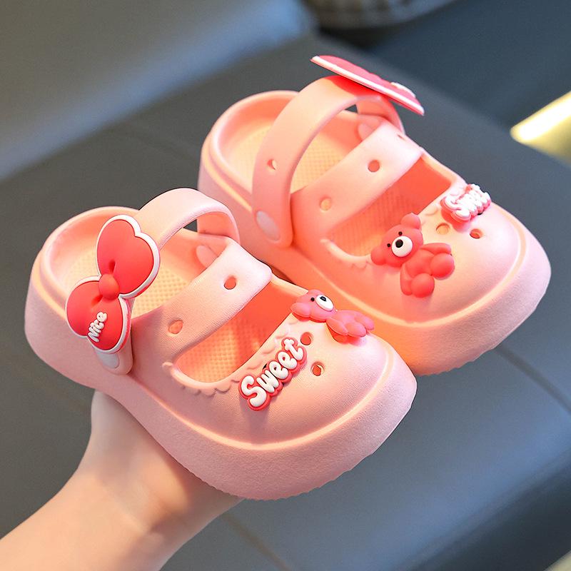 Girls' EVA Ultra-Light Summer Sandals: Cute, Non-Slip, Soft Sole, Perfect for Outdoor Wear, Ideal for Kindergarten.