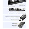 Controller MIDI a Pedale Wireless Preimpostazioni Compatibilità Software Trasmissione Stabile Ricevitore a Pedale Texture Plastica