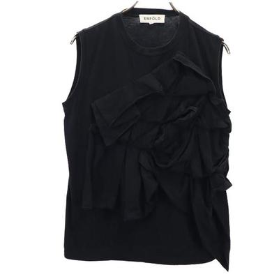 ENFOLD No Sleeve Cut 38 Black Women Used