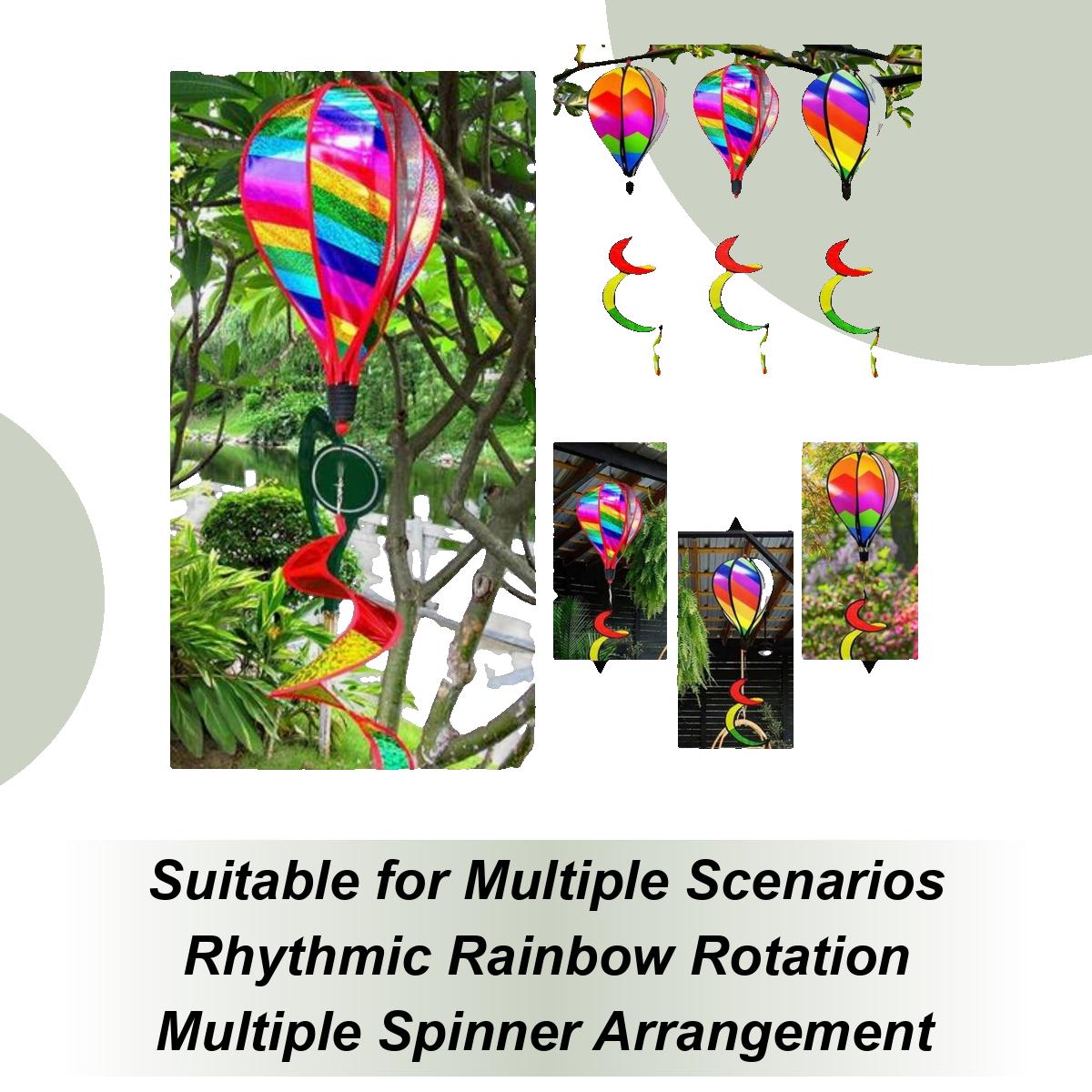 

Hot Air Balloon Wind Spinners 3X Air Balloon Wind Spinner Windsock Ornament Outdoor Decoration For Yard Garden Patio Fences CN