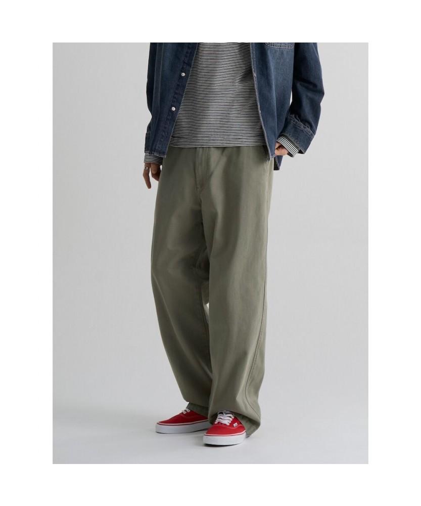 8seconds Garment Dyed Wide Tapered Fit Pants Khaki