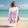 1Pc Peppa Pig Family Day Beach Towel Microfiber Beach Towel Thin Absorbent For Beach Swimming Yoga Bath Sports 0917108