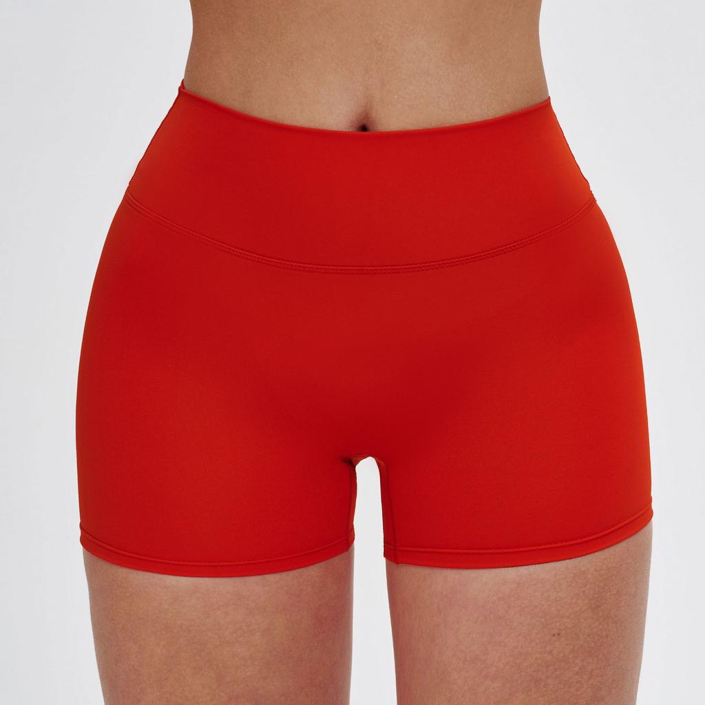 Summer Tight Yoga Shorts for Women High Waisted Belly Controlling Fitness Pants Butt Lifting Running Sports Shorts Female