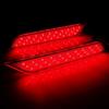 1 Set of Red ABS LED Rear Bumper Brake Light Kit for Honda Lingpai 9th Gen Si