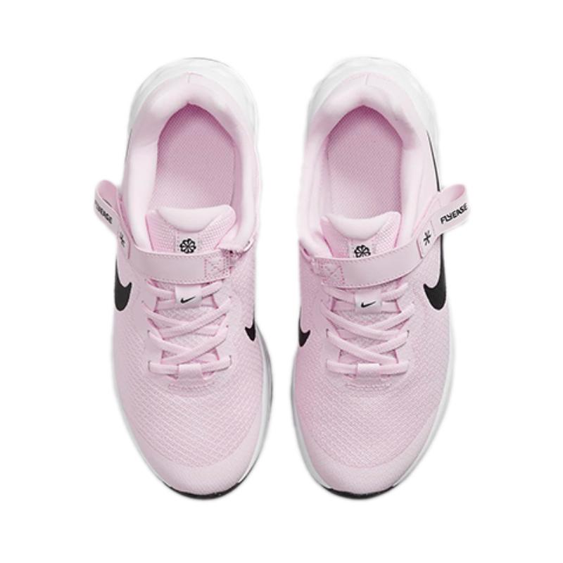 Nike REVOLUTION 6 Slip Resistant Shock Absorbers Low Top Kids' Running Shoes Pink Sneakers DD1113-608