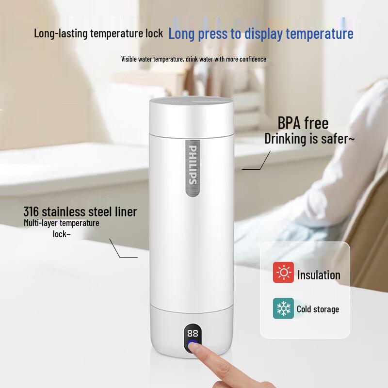 Philips Tragbarer Wasserkocher & Thermobecher