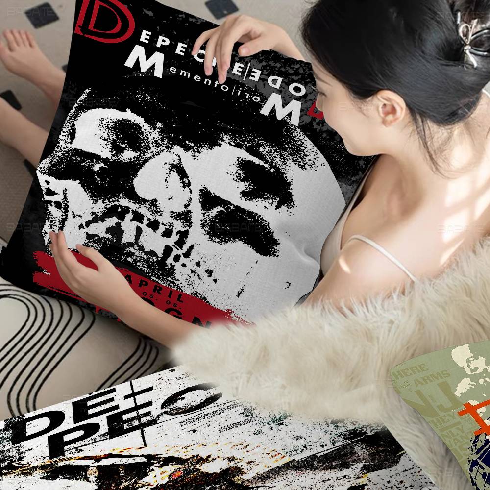 Band D-Depeche M-Mode Cool Pillow Cushion Cover Pillowcase Living Room Sofa Home Decor