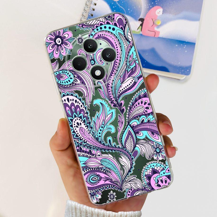 For Oppo Reno12 F Case CPH2637 Shockproof Cover Cute Cat Cartoon Soft Slim Clear Phone Cases For OPPO Reno 12F 4G CPH2687 Fundas