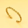 Retro Style Adjustable Copper Wire Twist Bracelet
