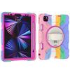 Custom Logo New 360 Full Cover Robot Heavy Duty Defender Shockproof Kids Stand Tablet Case for Ipad Pro 11 Inch