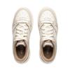 Li Ning Planet Cushioning Slip Resistant Abrasion Resistant Height Increasing Low Top Casual Shoes Women's Oat Gray AGCV260-2