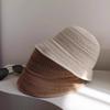 Breathable fisherman's hat children's retro handwoven knitted hat spring and summer light outdoor sunscreen sunshade basin hat