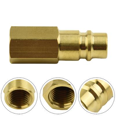 Quality Brass Adapter for Car Conditioner with 1/4 SAE Internal Thread